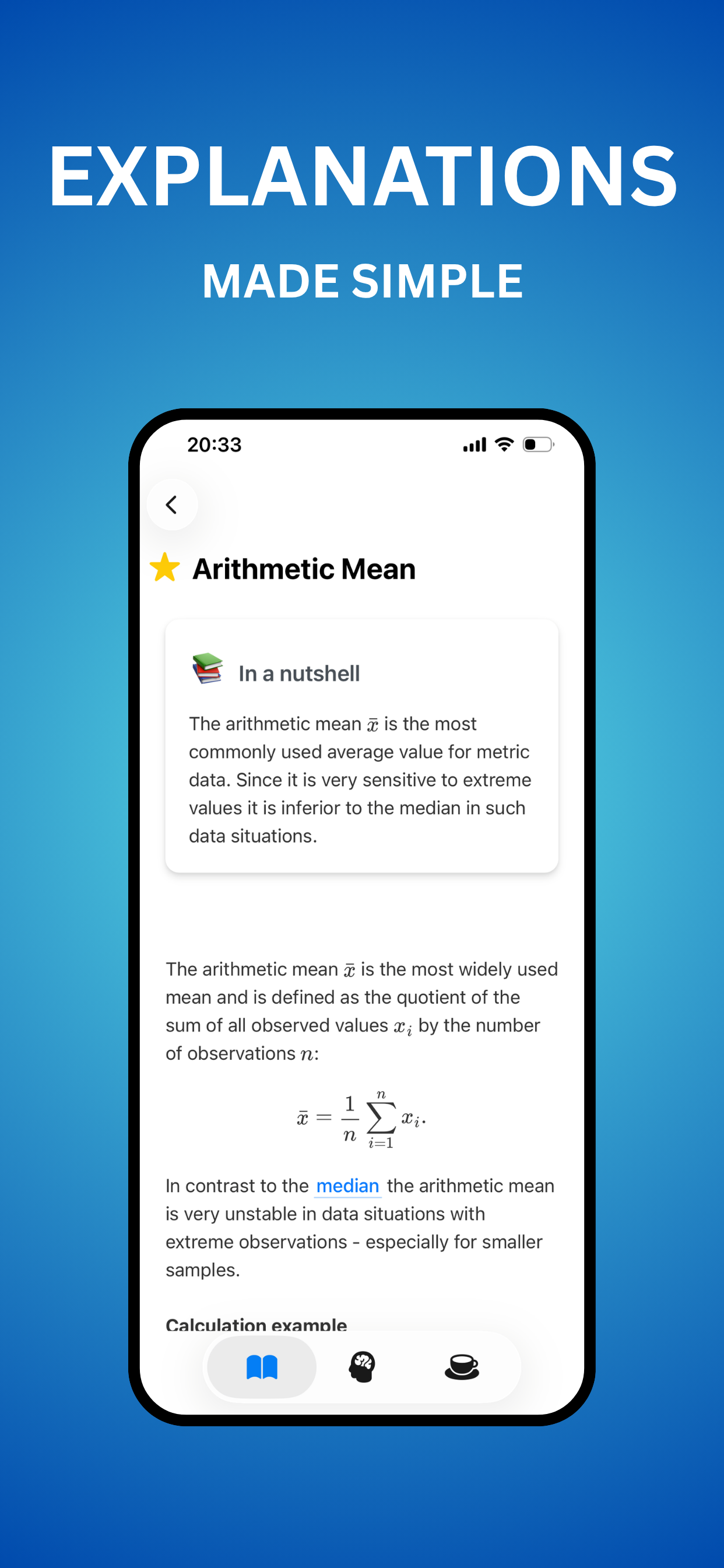 Stats Buddy formula explanation
